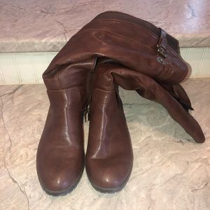 Lane Bryant - Wide Calf- Size 12W - Brown Boots